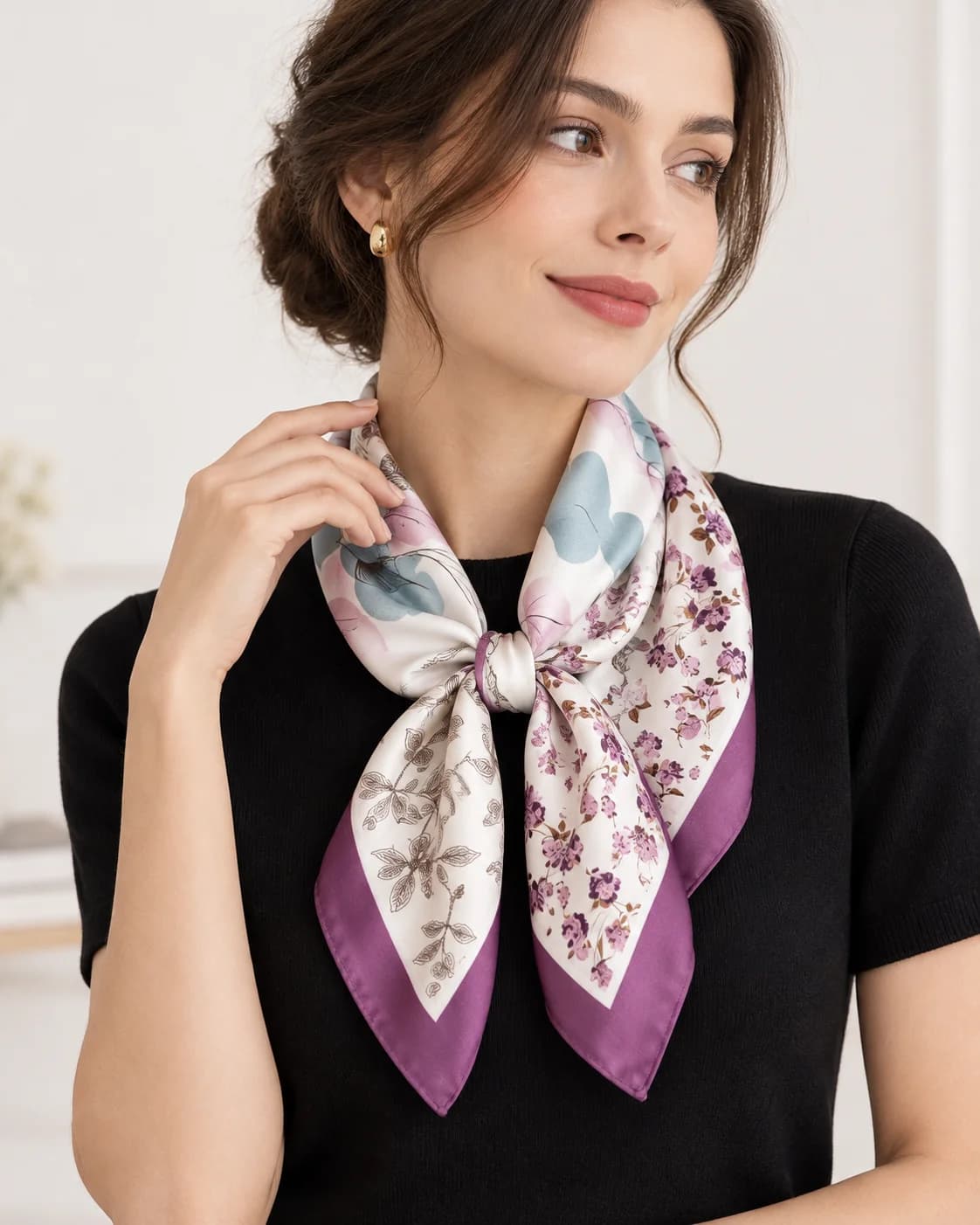 Pañuelo Sienna con estampados